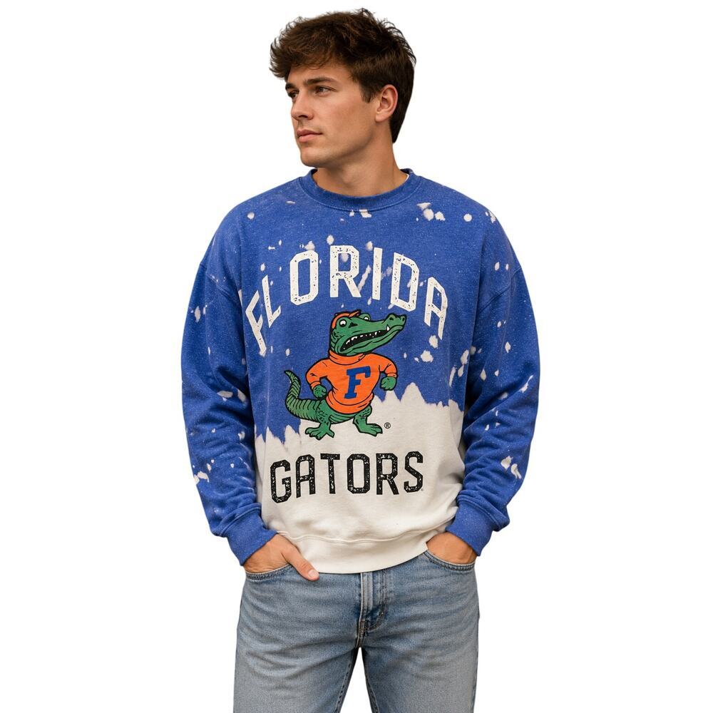 Florida Gators long sleeve lightweight popover sweater sz L game day top crew